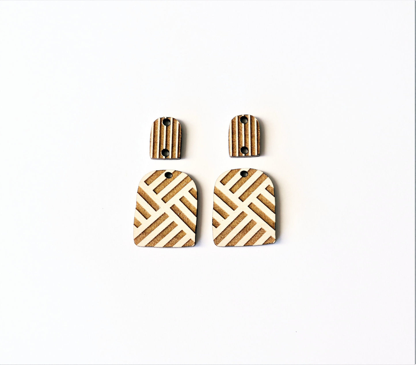 DIY Earrings, Wood earring blanks, earring blanks, sold per set