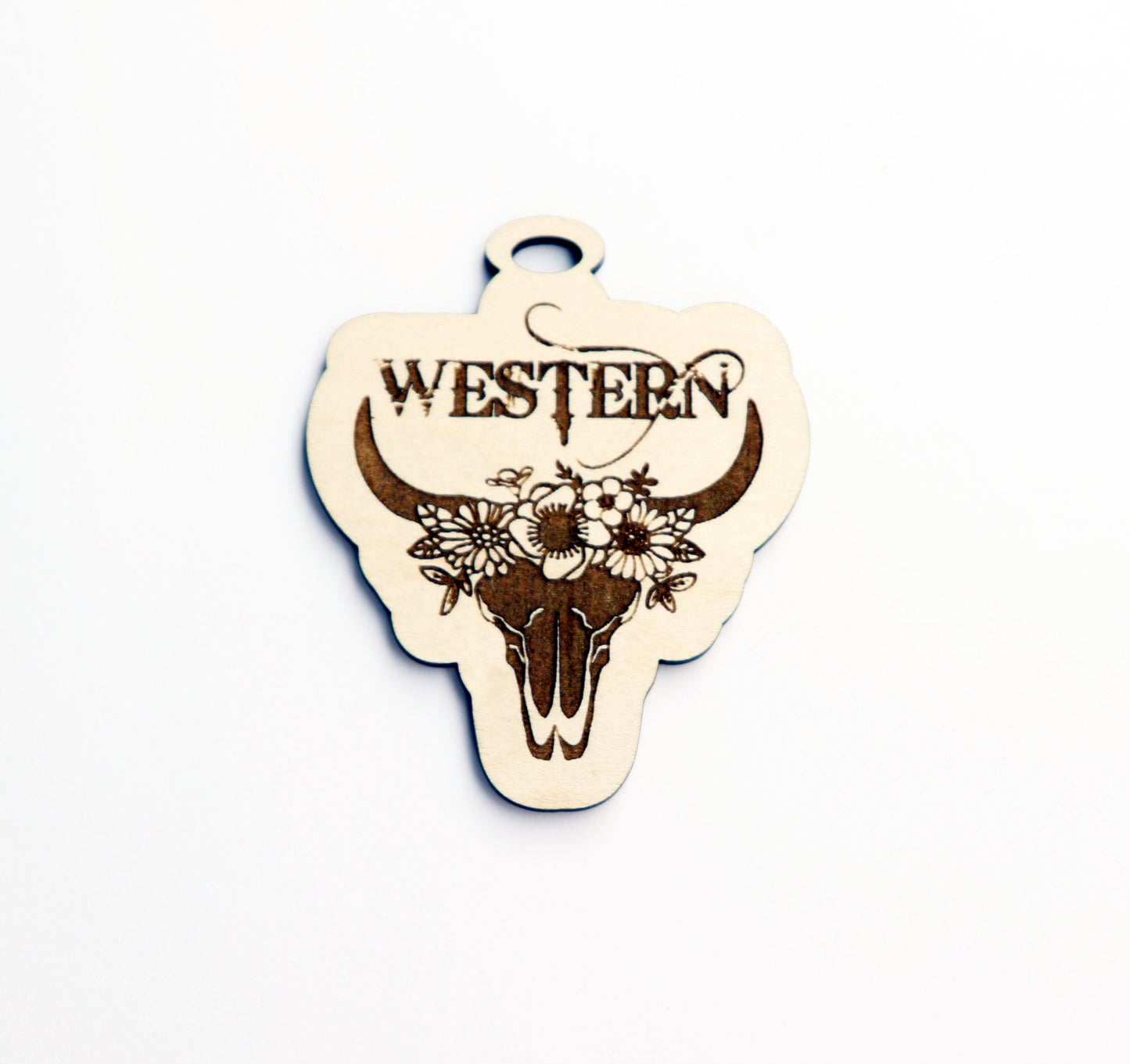 Western car charm,  wood blanks, wood cutouts