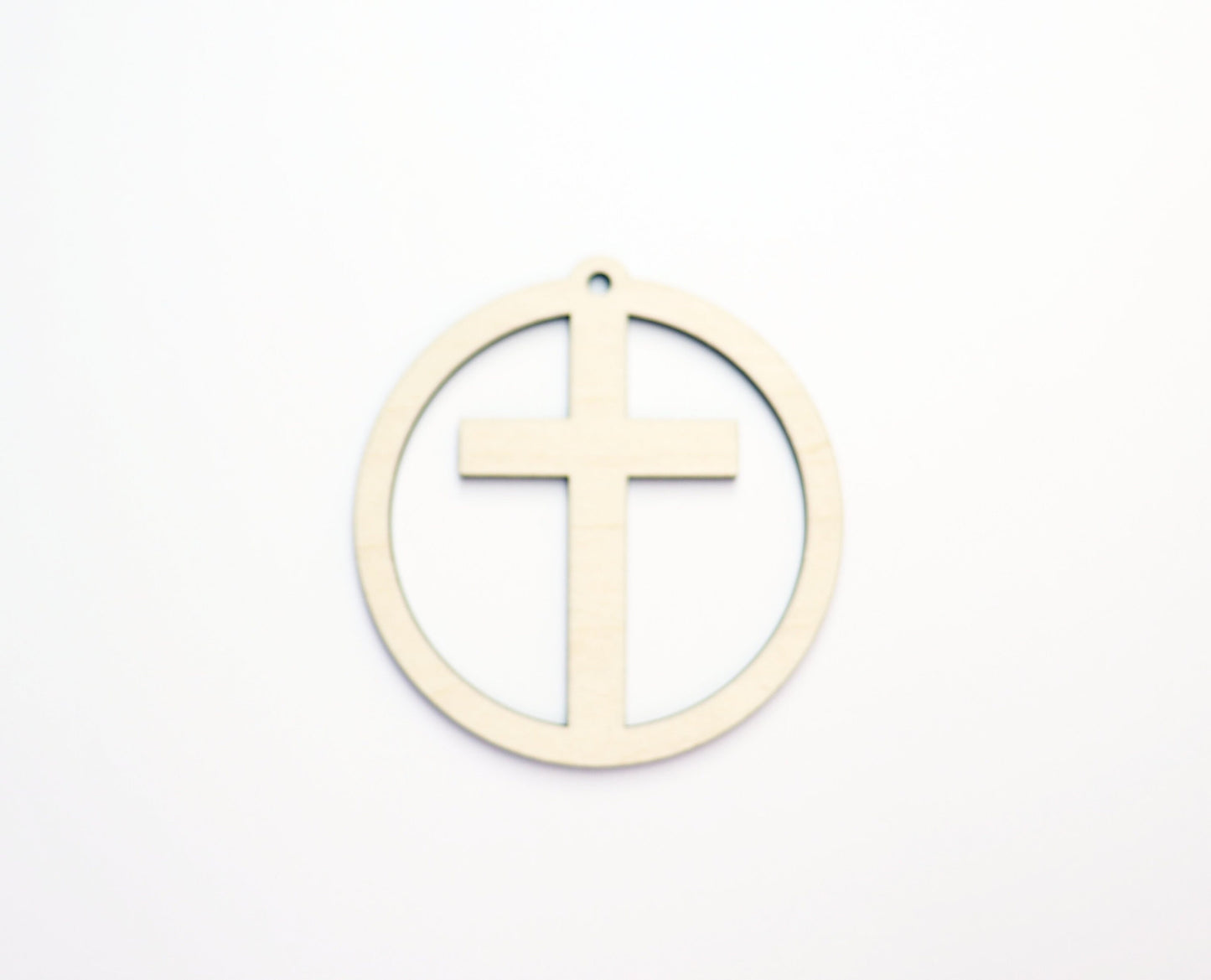 Cross Car charm blank,  wood blanks, wood cutouts