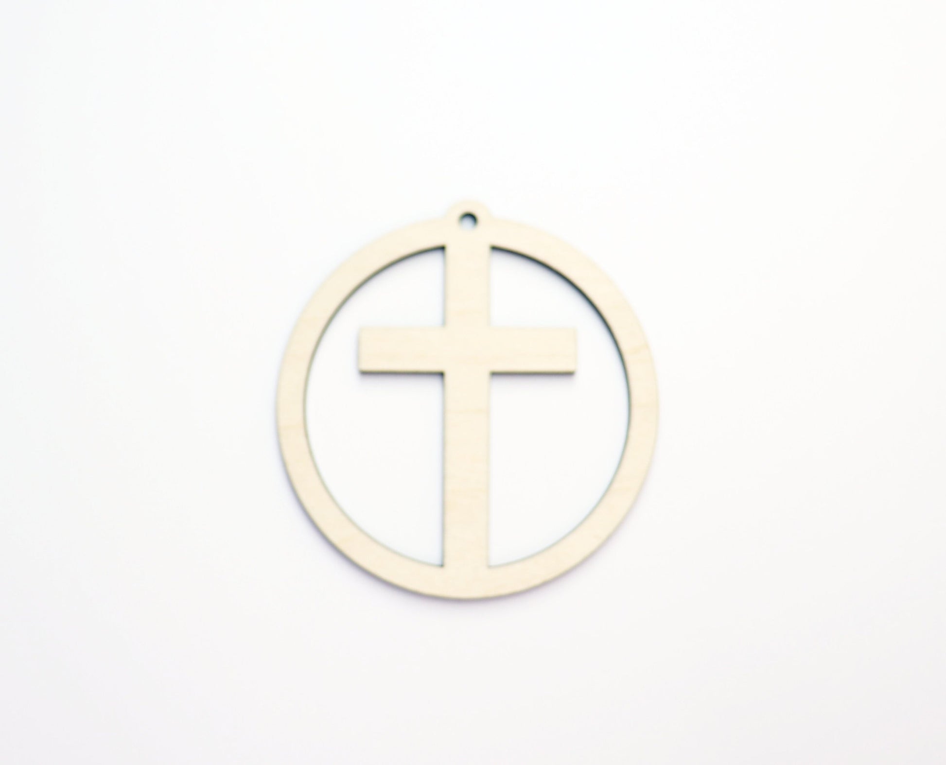 Cross Car charm blank,  wood blanks, wood cutouts