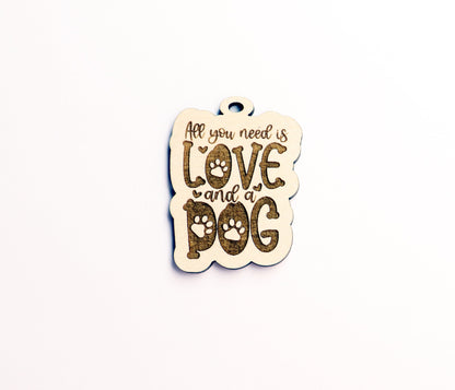 Dog Keychain blanks, wood blanks, keychain blanks