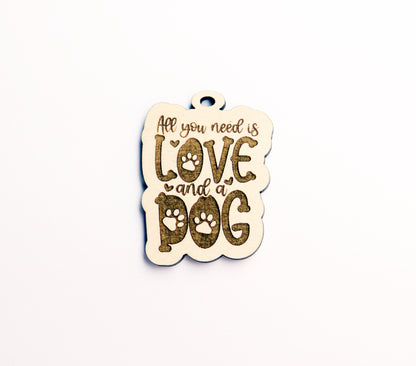 Dog Keychain blanks, wood blanks, keychain blanks