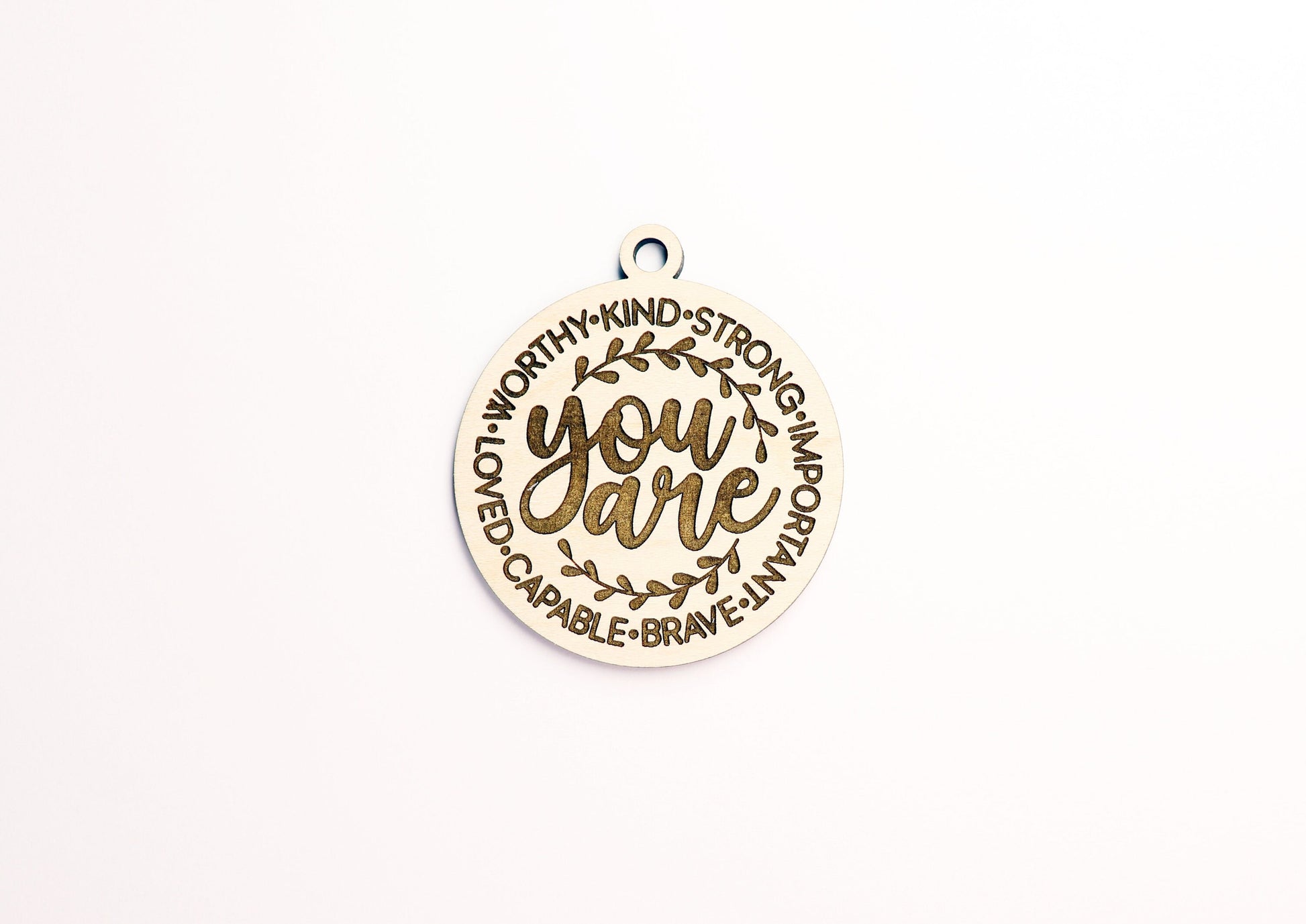 Motivational Car charm blank,  wood blanks, wood cutouts