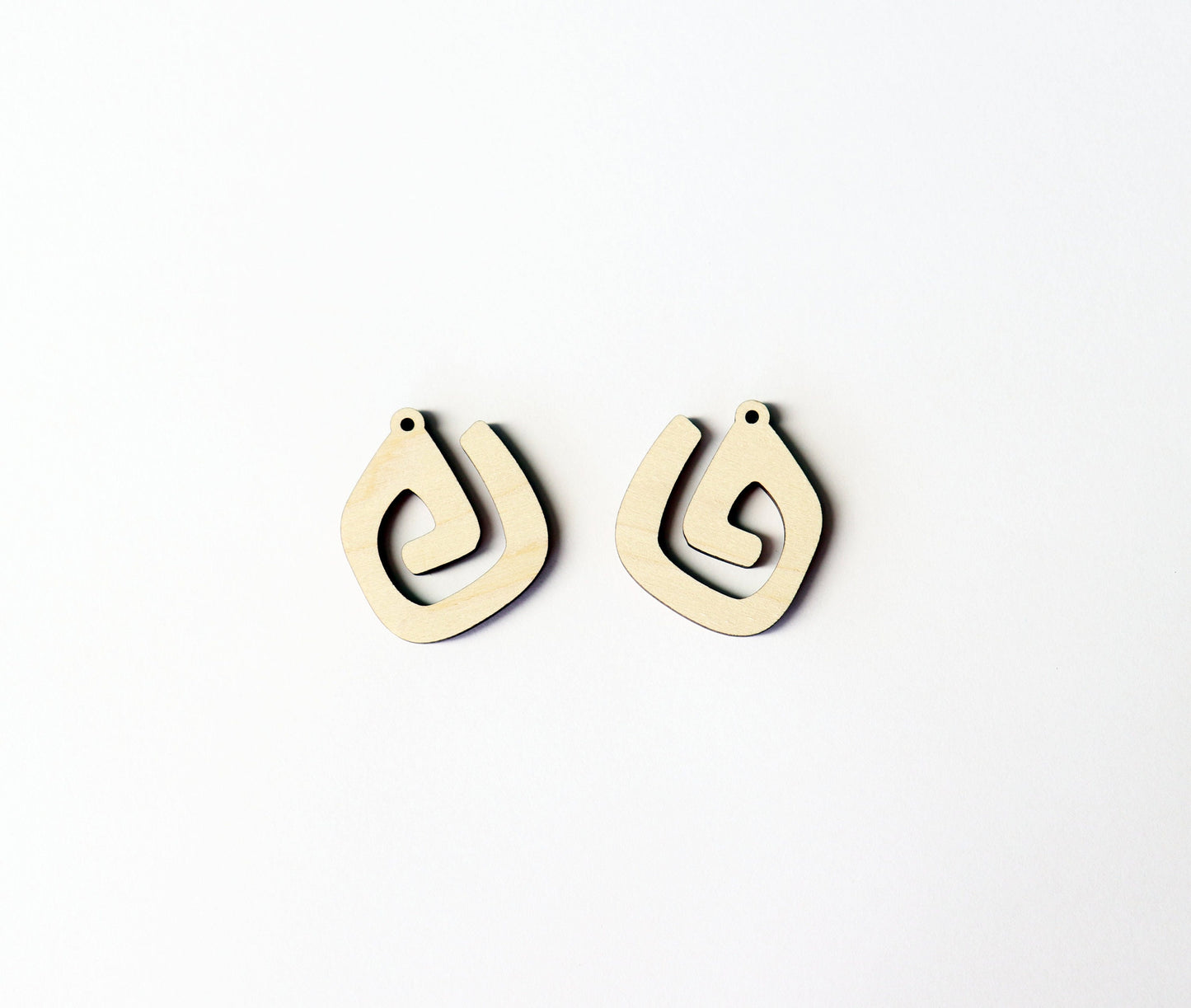 Wood Earring blanks, wood blanks, DIY earrings