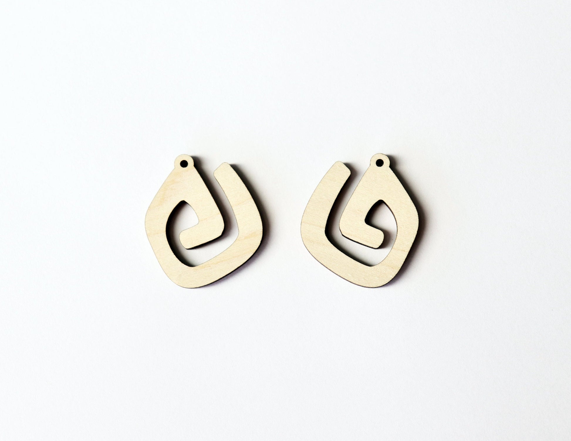 Wood Earring blanks, wood blanks, DIY earrings