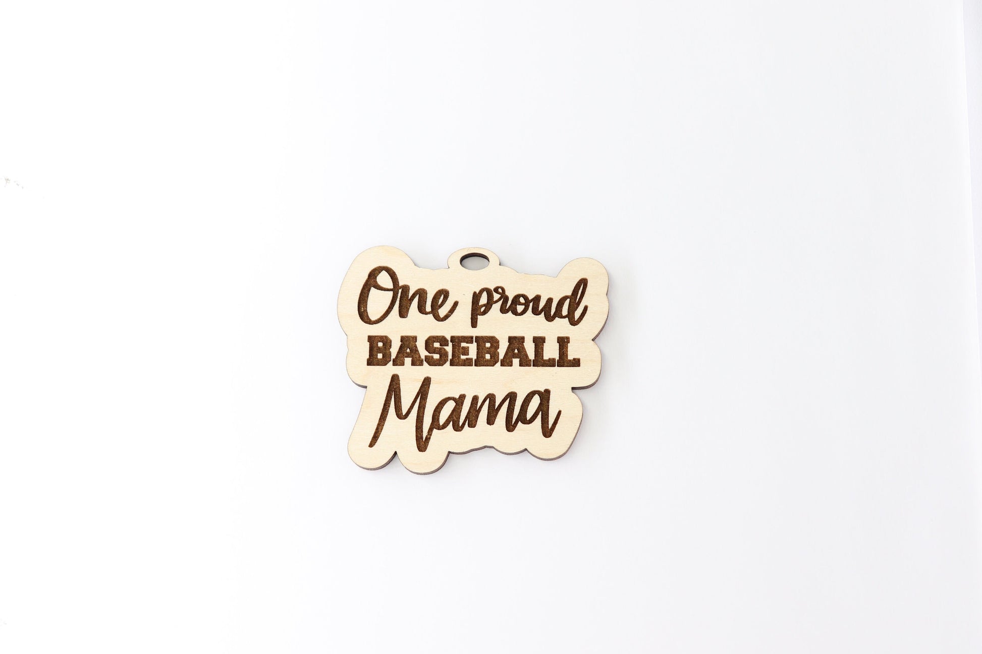 Baseball mom car charm, car charm blanks, wood blanks