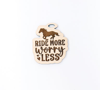 Horse car charm, car charm blanks, wood blanks