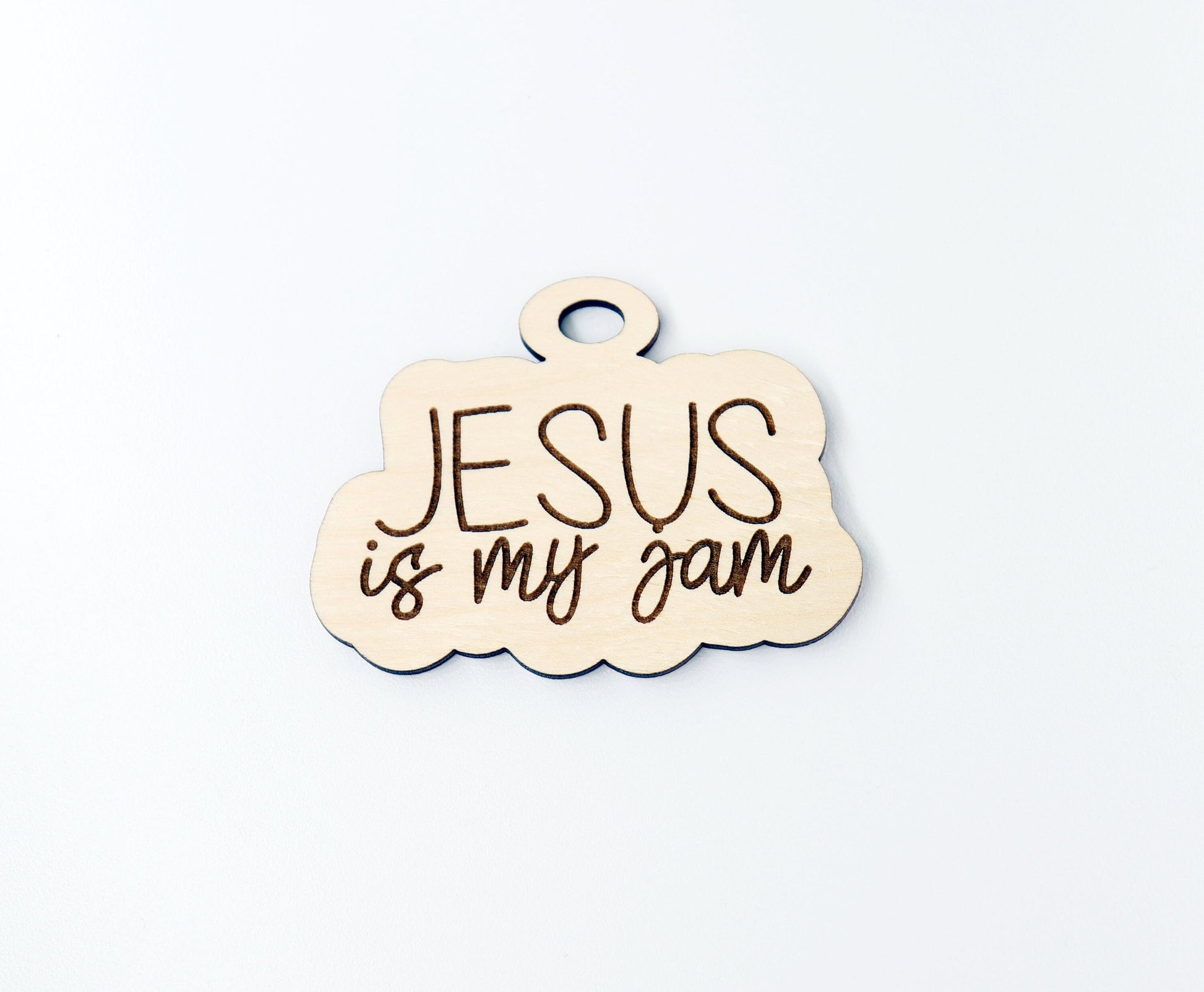 Jesus car charm blank,  wood blanks, wood cutouts