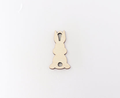 Bunny wood earring blanks, wood cutouts