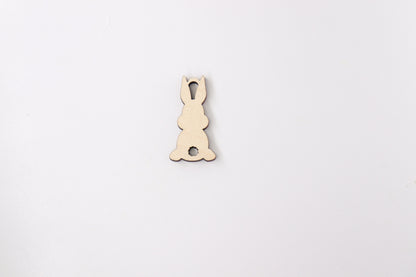 Bunny wood earring blanks, wood cutouts