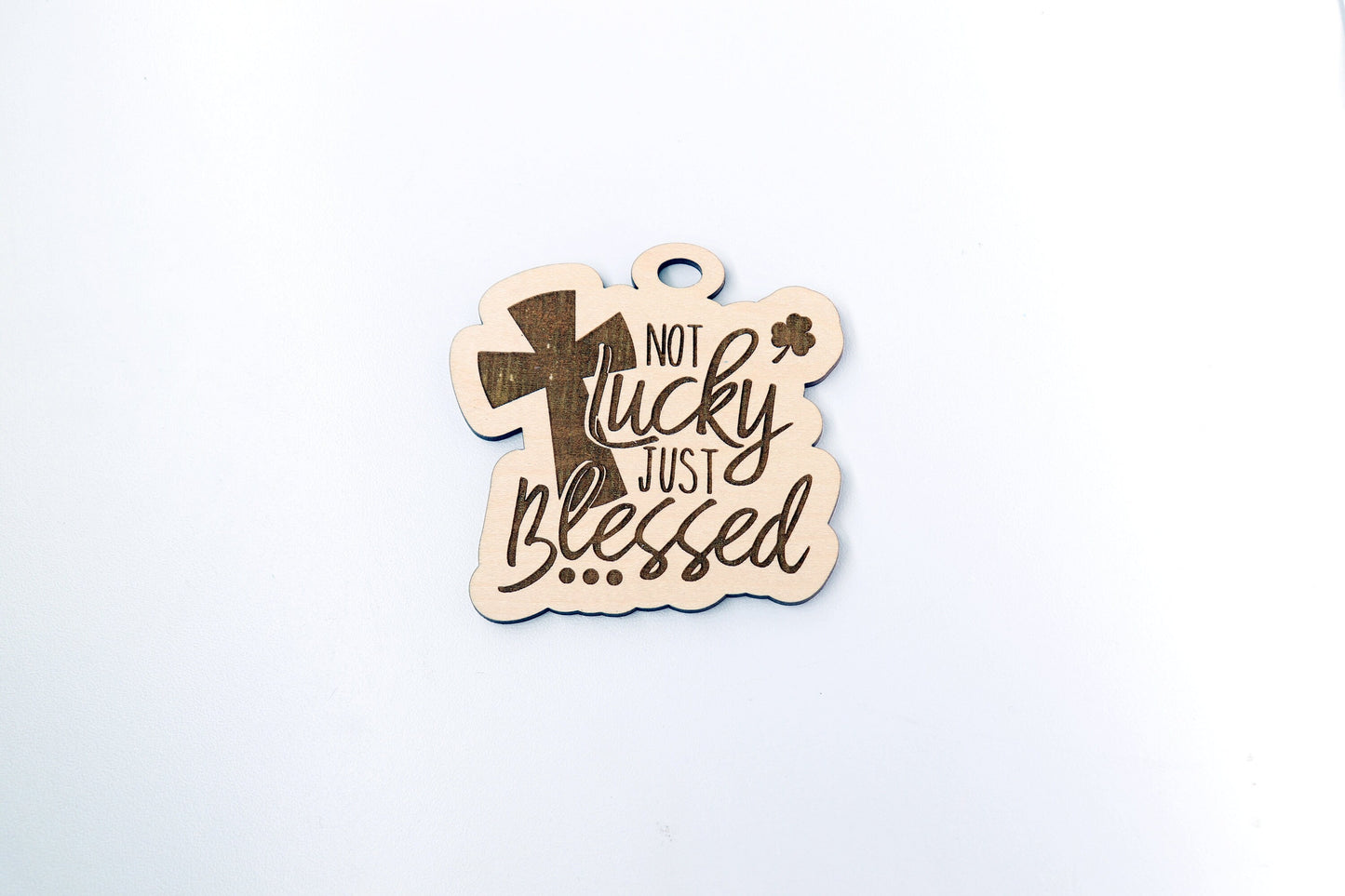 Blessed car charm blank,  wood blanks, wood cutouts