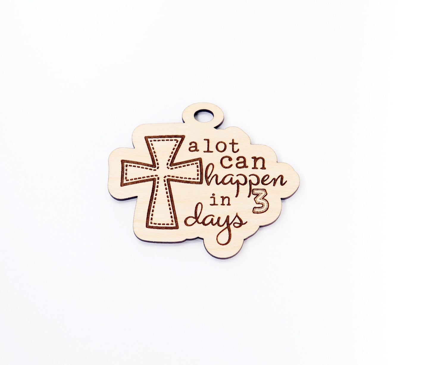 Religious car charm blank,  wood blanks, wood cutouts