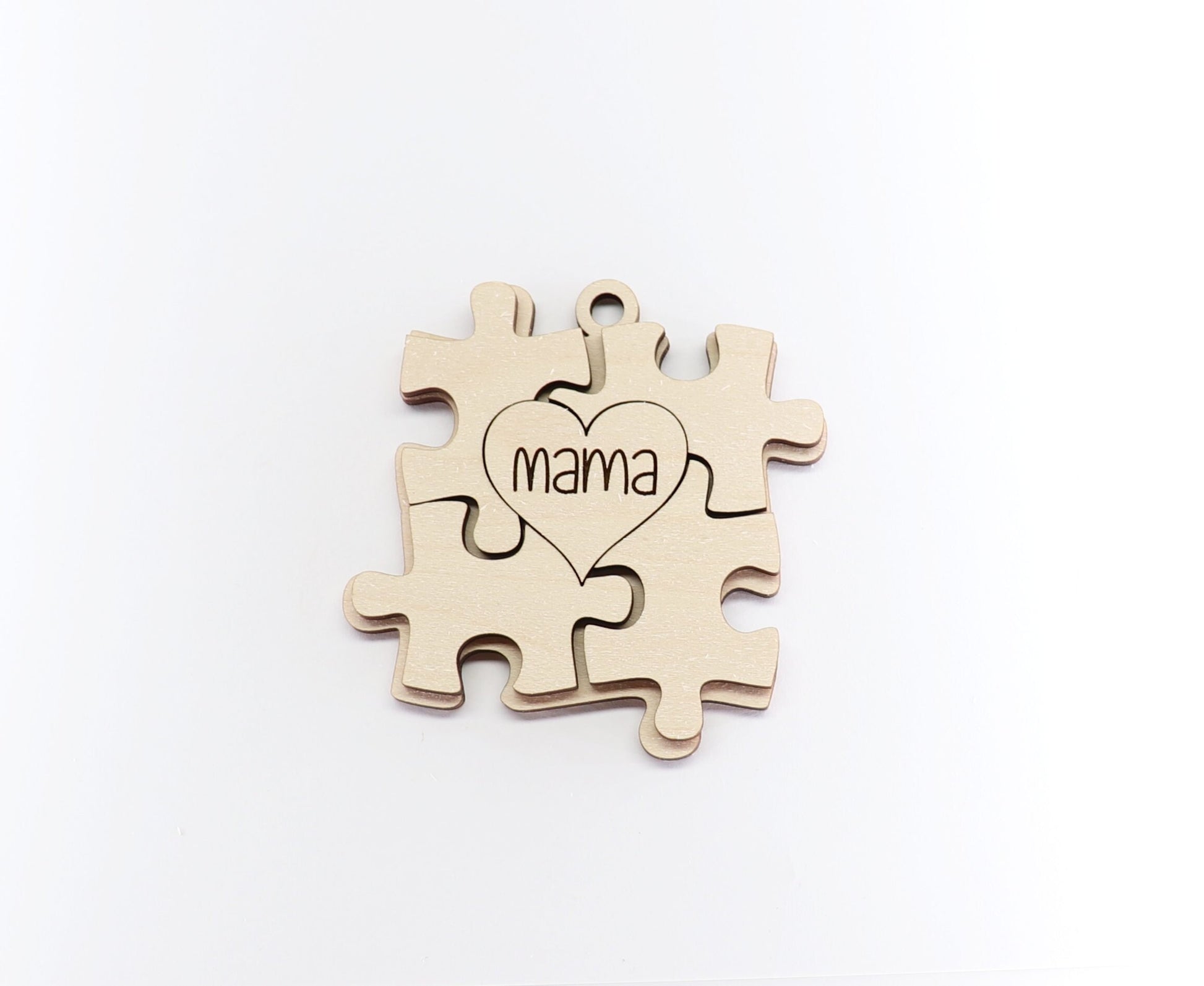 Autism Mama Car charm blank,  wood blanks, wood cutouts