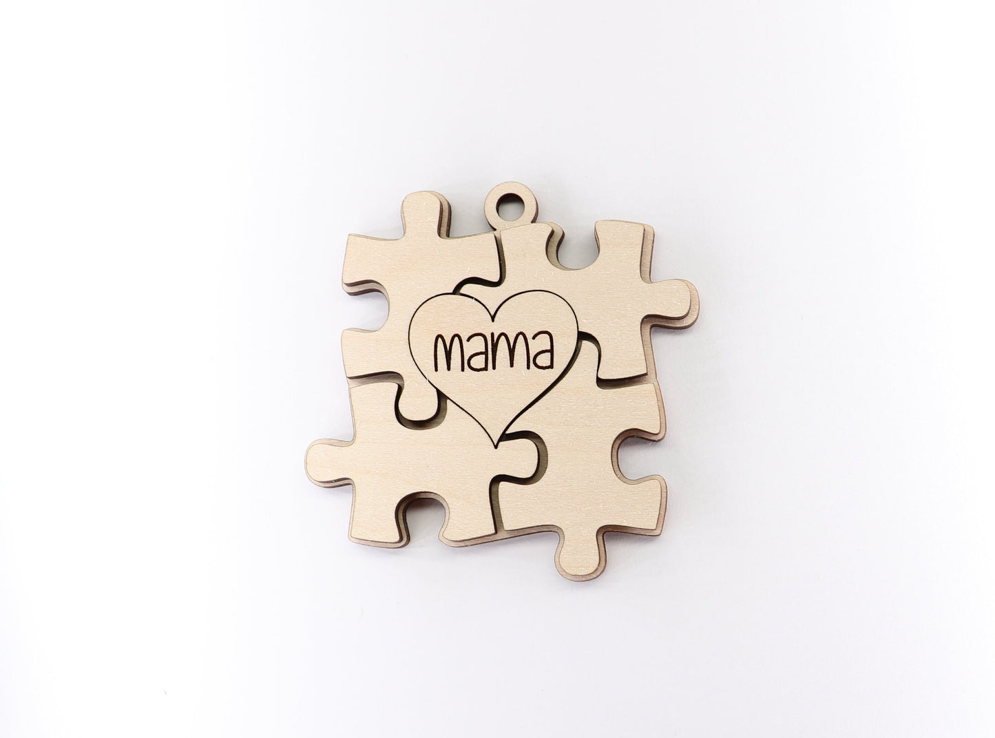 Autism Mama Car charm blank,  wood blanks, wood cutouts