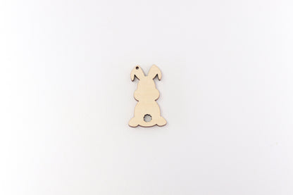 Bunny wood earring blanks, wood cutouts