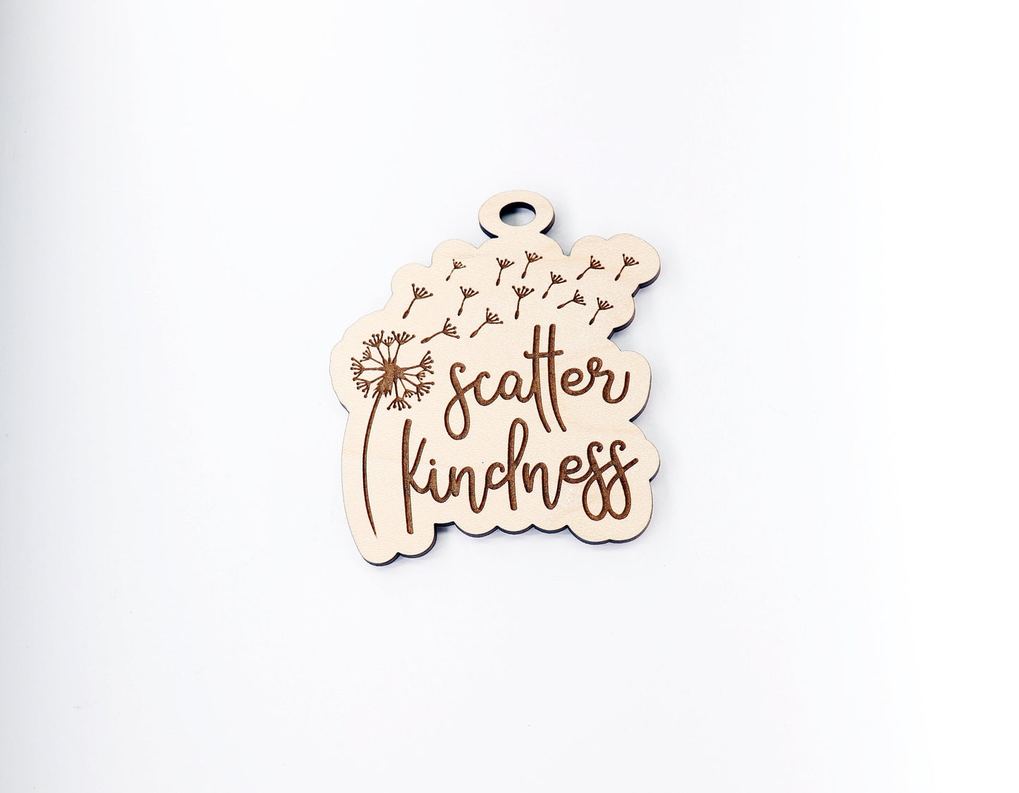 Kindness Car charm blank,  wood blanks, wood cutouts