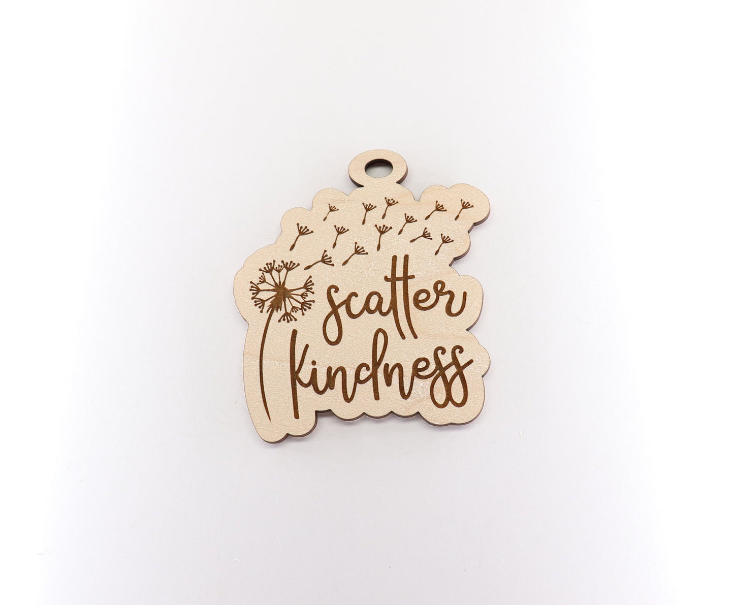 Kindness Car charm blank,  wood blanks, wood cutouts