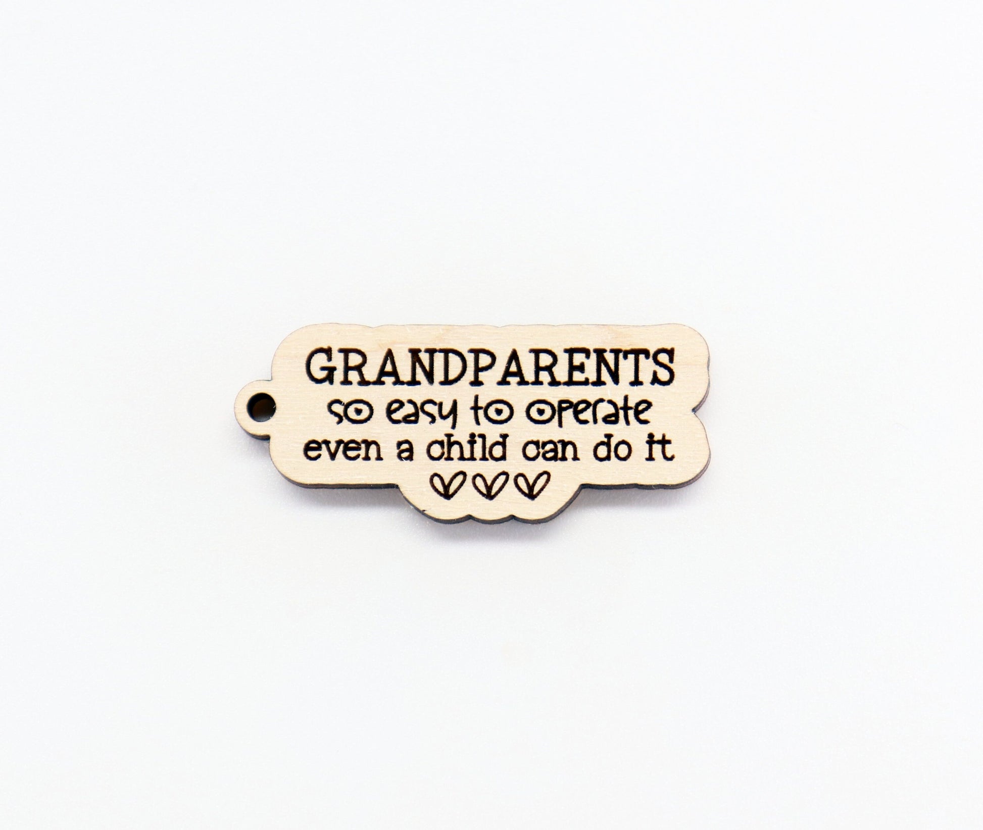 Grandparents keychain, keychain blanks, wood blanks