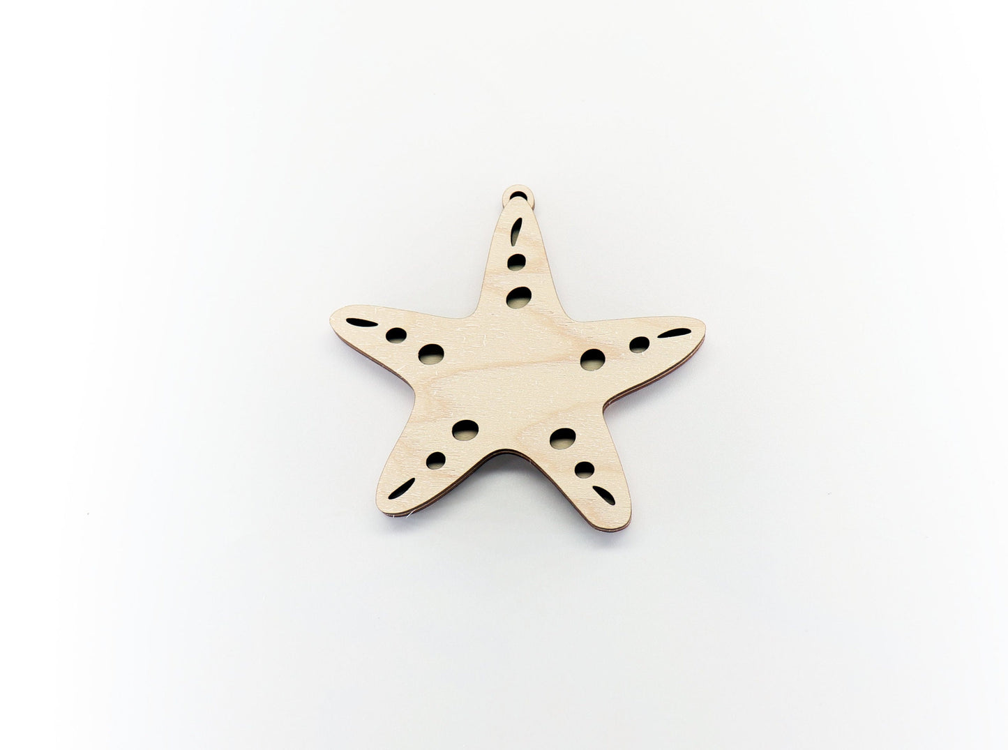 2 Layer Starfish car charm,  wood blanks, wood cutouts, starfish cutouts