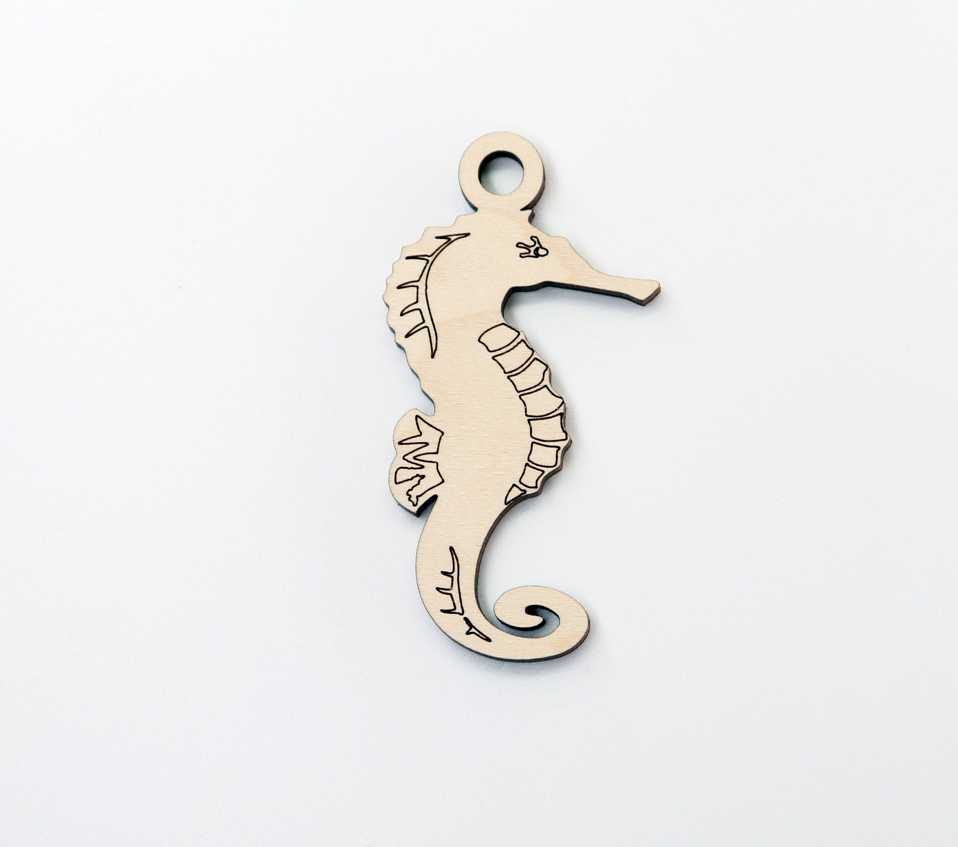 Seahorse Keychain blanks, wood blanks, keychain blanks