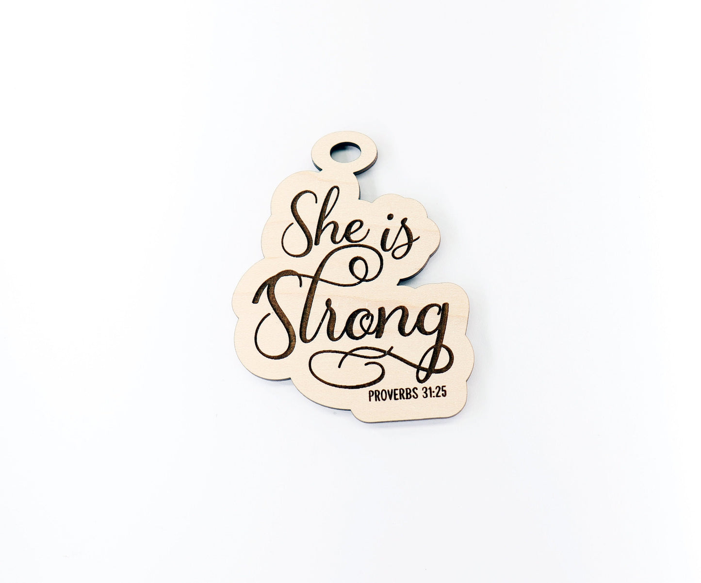 She is strong charm blank,  wood blanks, wood cutouts