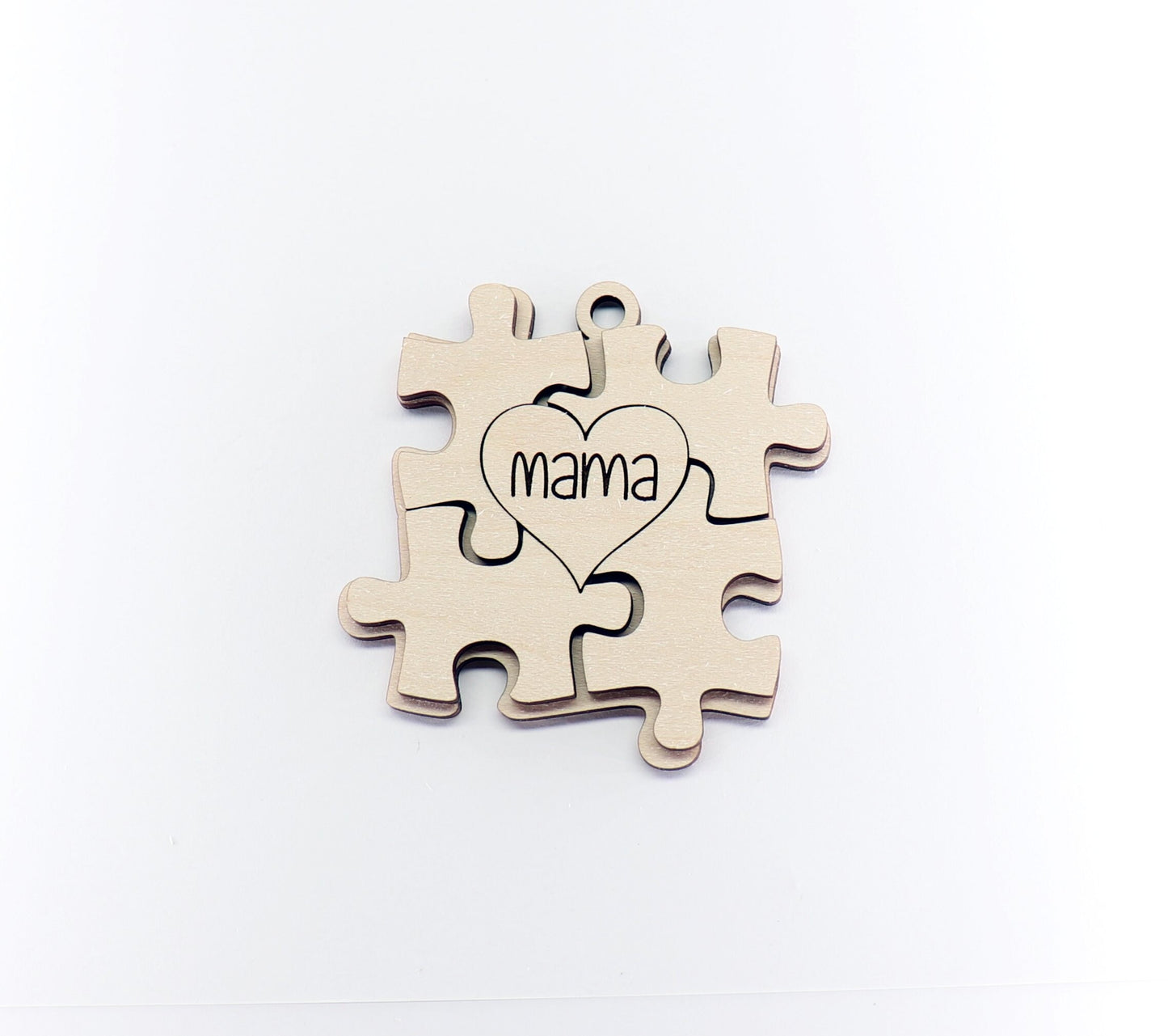 Autism Mama Car charm blank,  wood blanks, wood cutouts