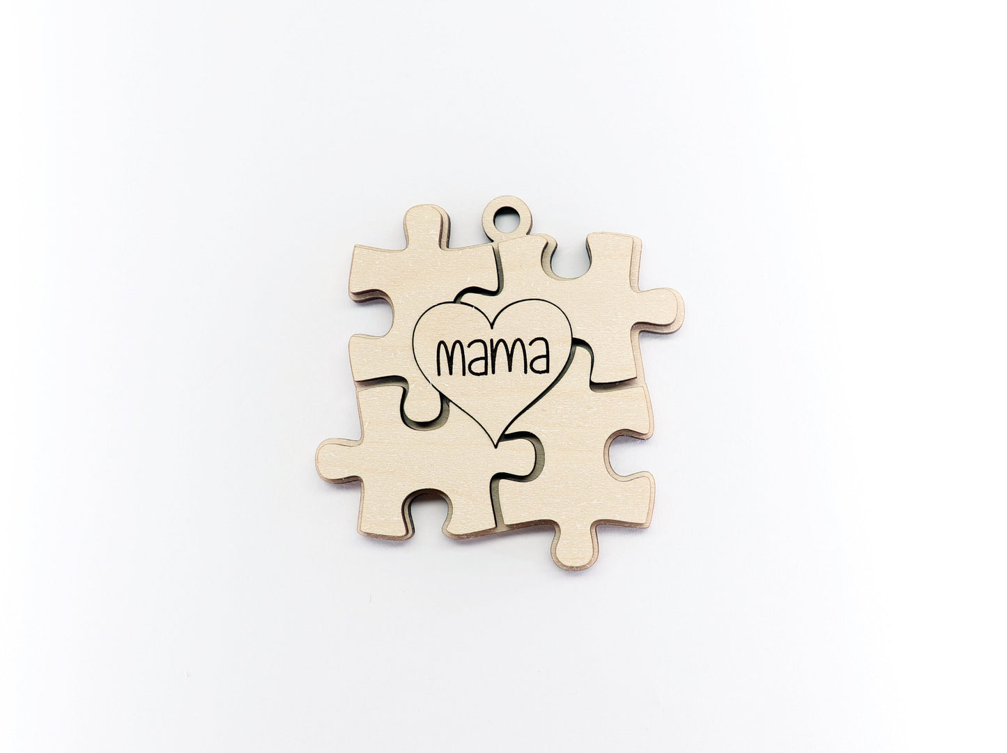 Autism Mama Car charm blank,  wood blanks, wood cutouts