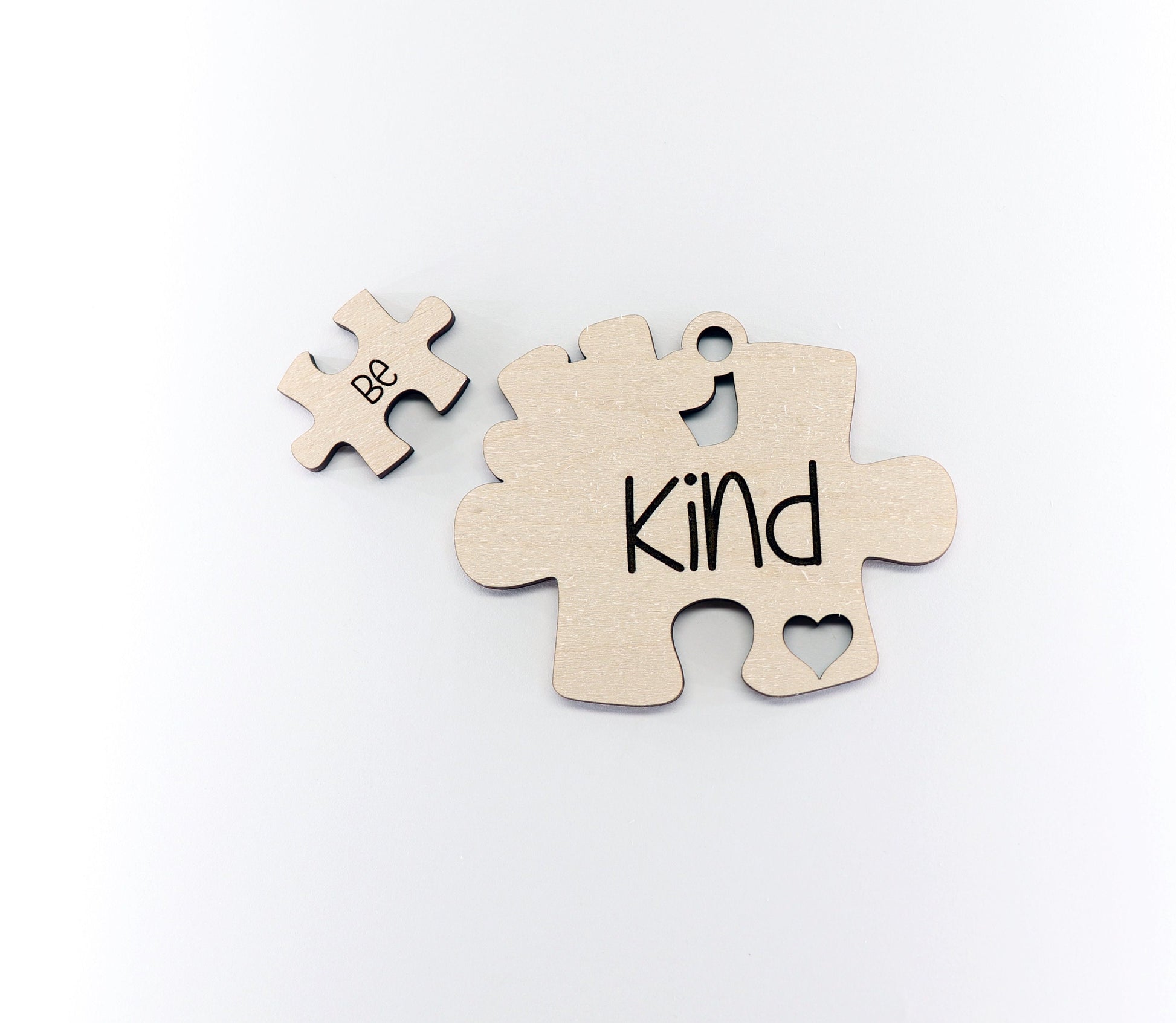 Be kind Autism Car charm blank,  wood blanks, wood cutouts