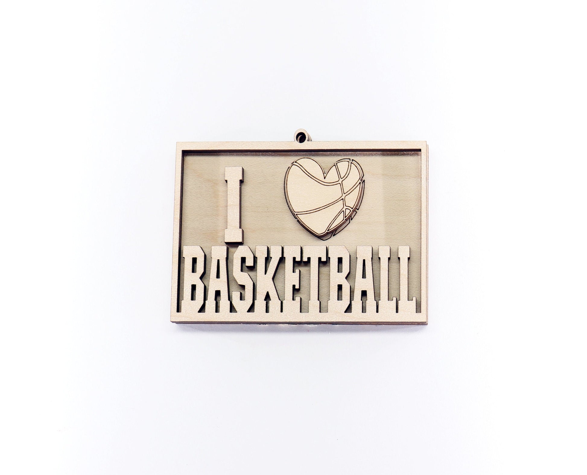 Basketball car charm,  wood blanks, wood cutouts, basketball cutouts