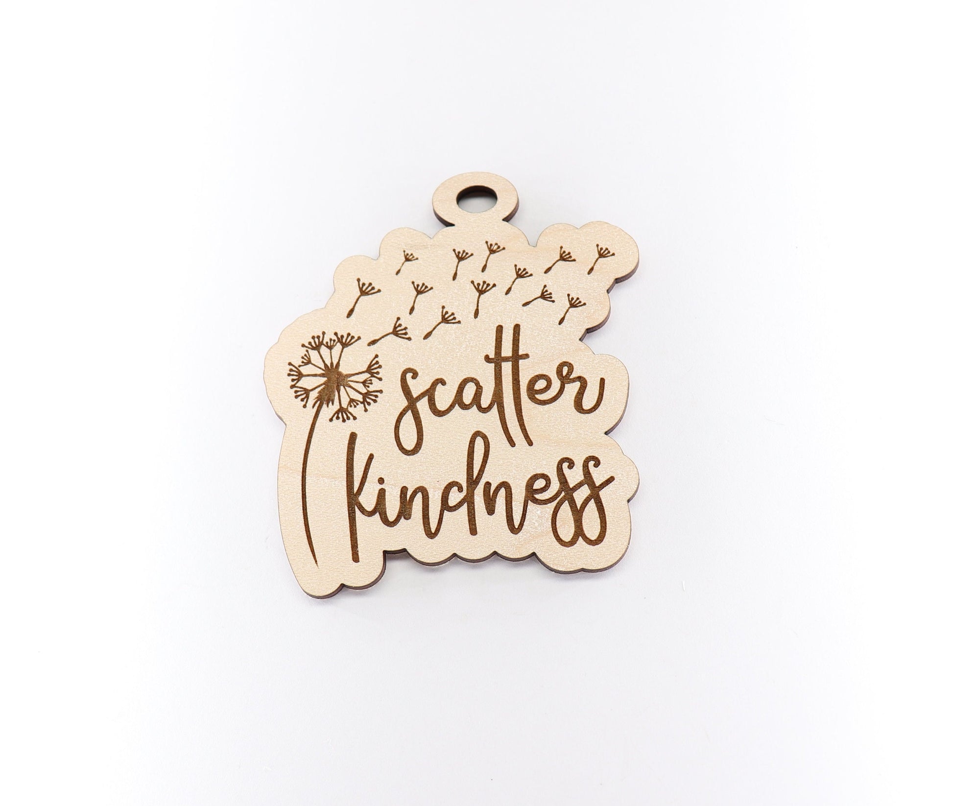 Kindness Car charm blank,  wood blanks, wood cutouts