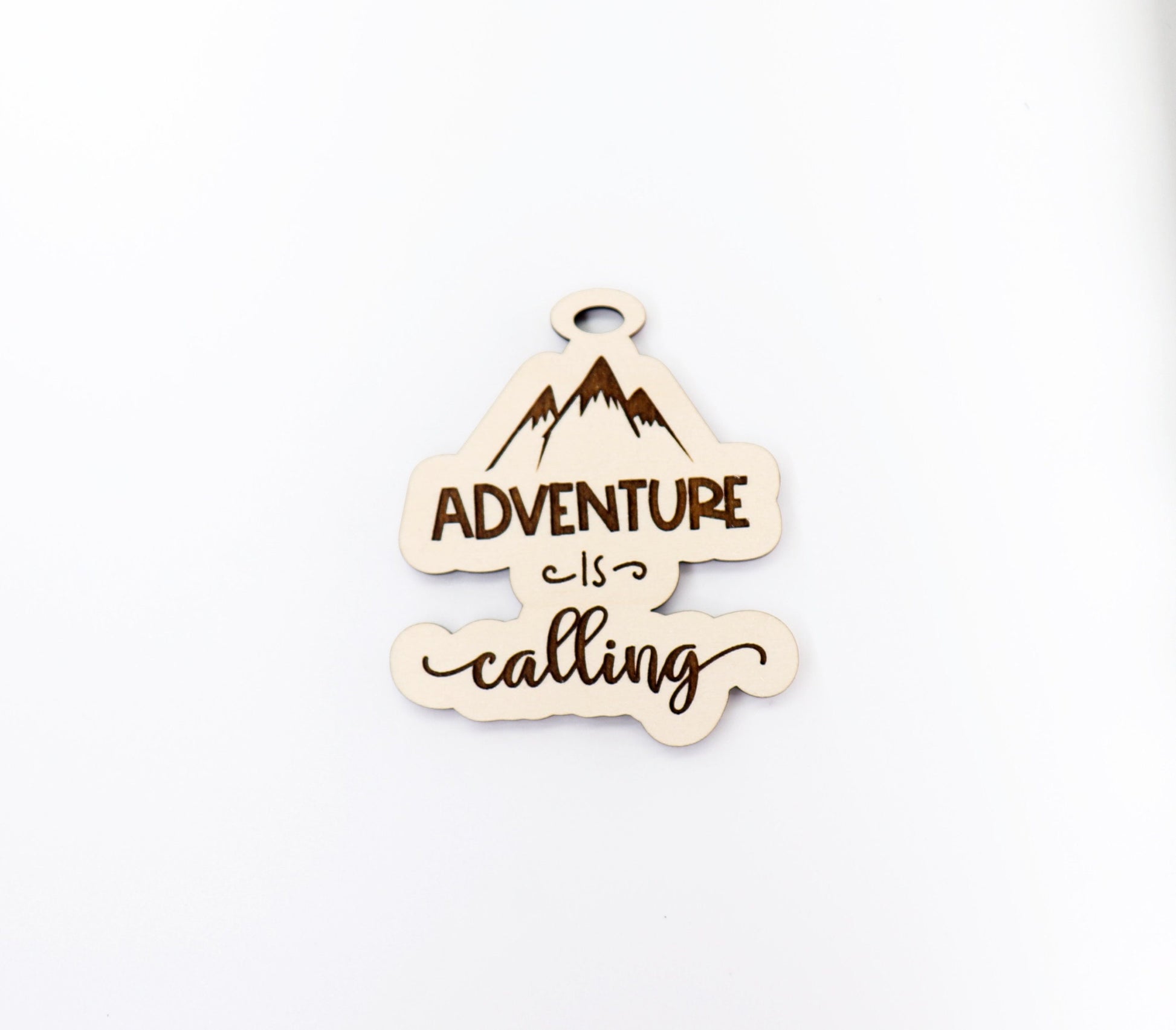 Adventure is calling car charm blank, wood blanks, wood cutouts