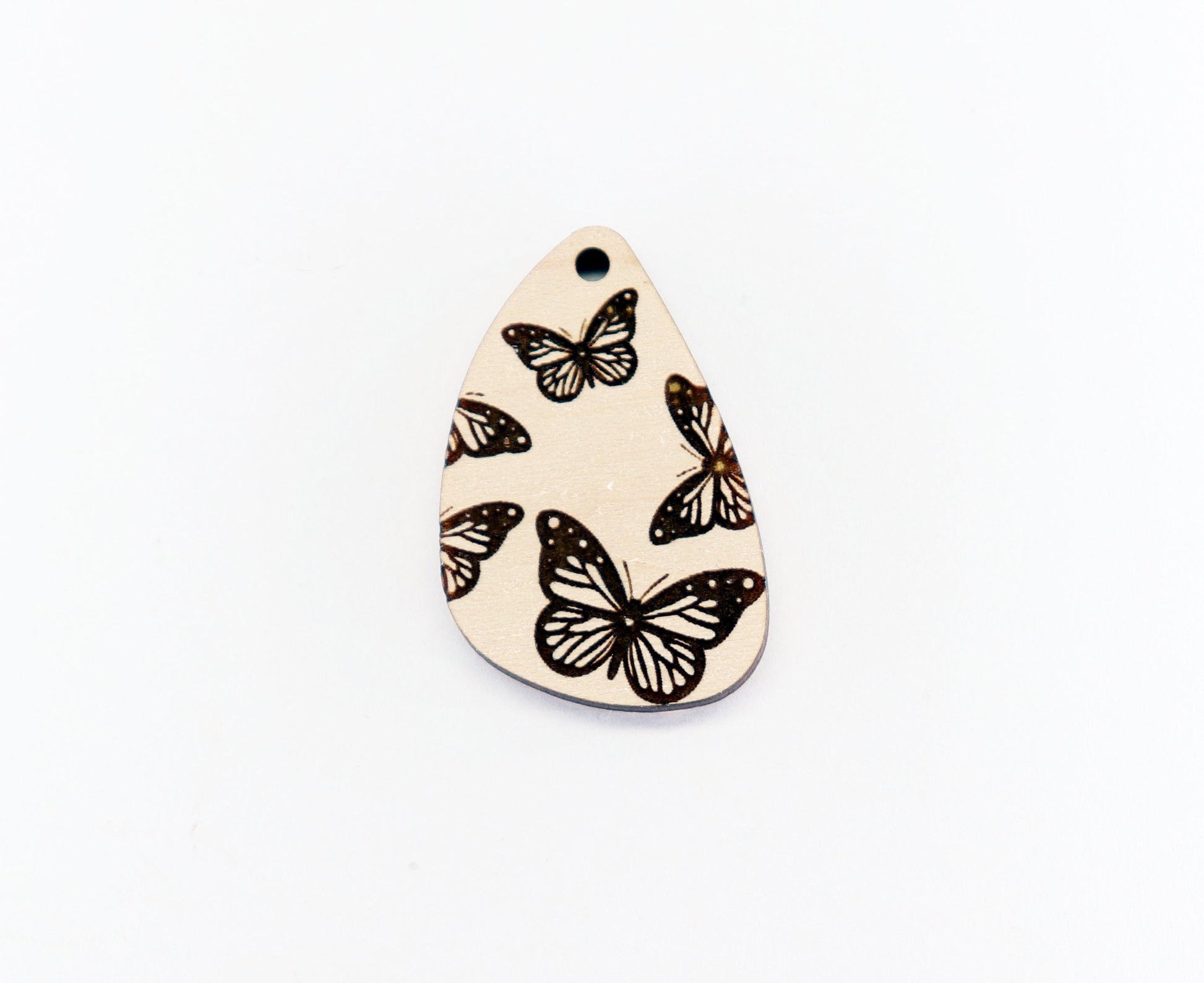 Butterfly earrings, Wood earring blanks, DIY earrings