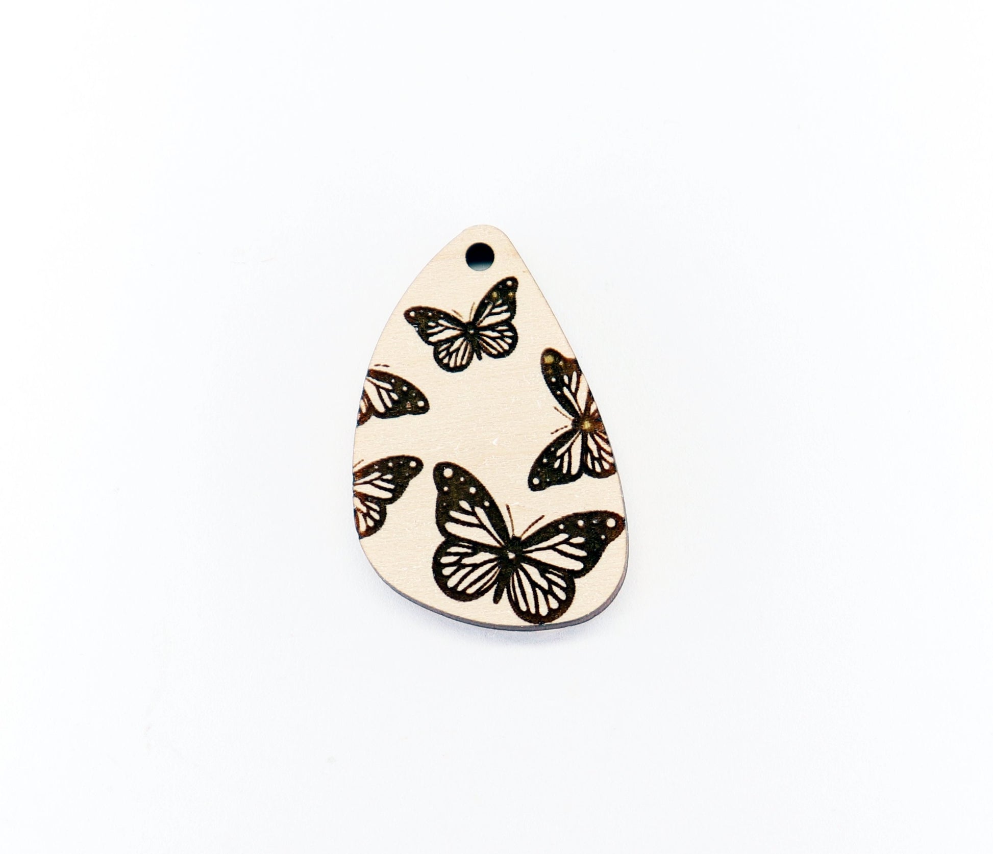 Butterfly earrings, Wood earring blanks, DIY earrings