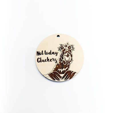 Chicken car charm, car charm blank, wood blanks, wood cutouts