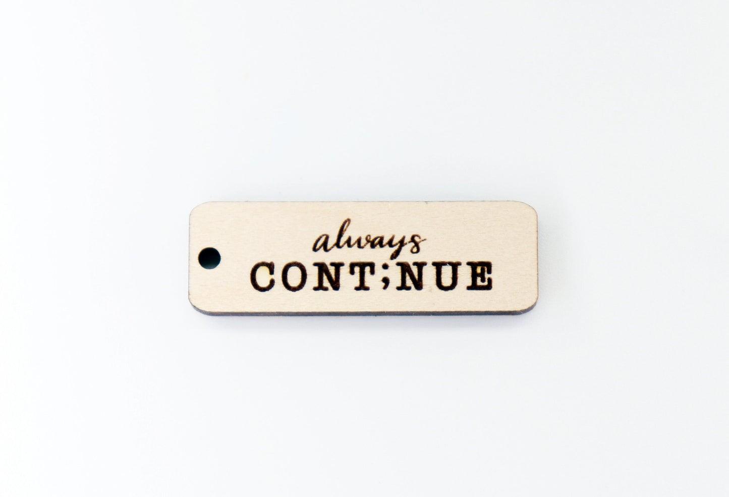 Always continue health Keychain blanks, keychain blanks, wood blanks