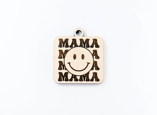 Mama Keychain blanks, mom keychain, wood blanks