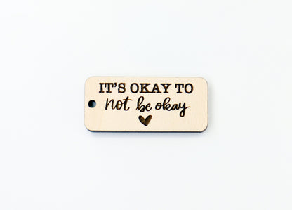 Mental health Keychain blanks, keychain blanks, wood blanks