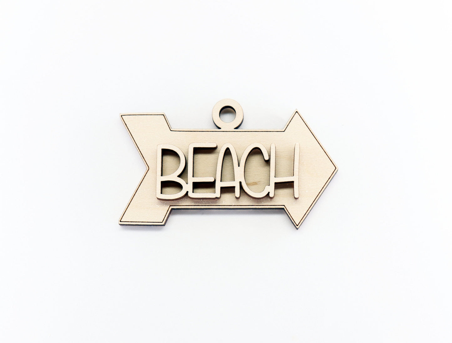 Beach car charm,  wood blanks, wood cutouts