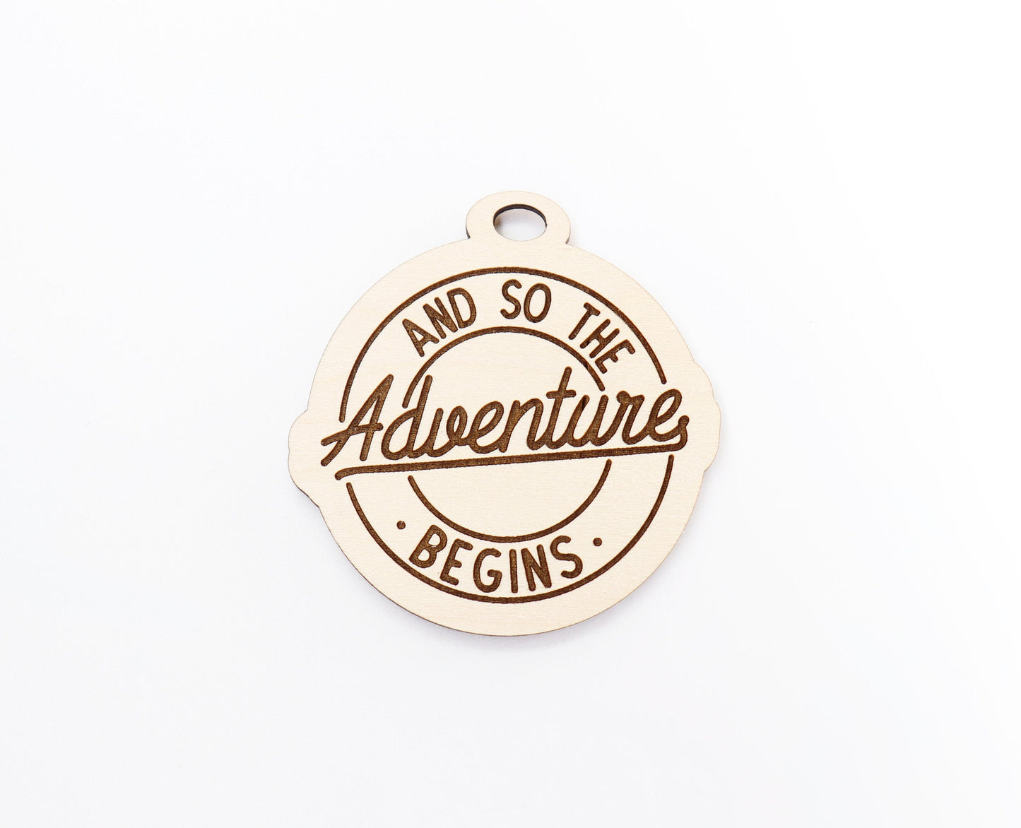 Adventure car charm blank, wood blanks, wood cutouts