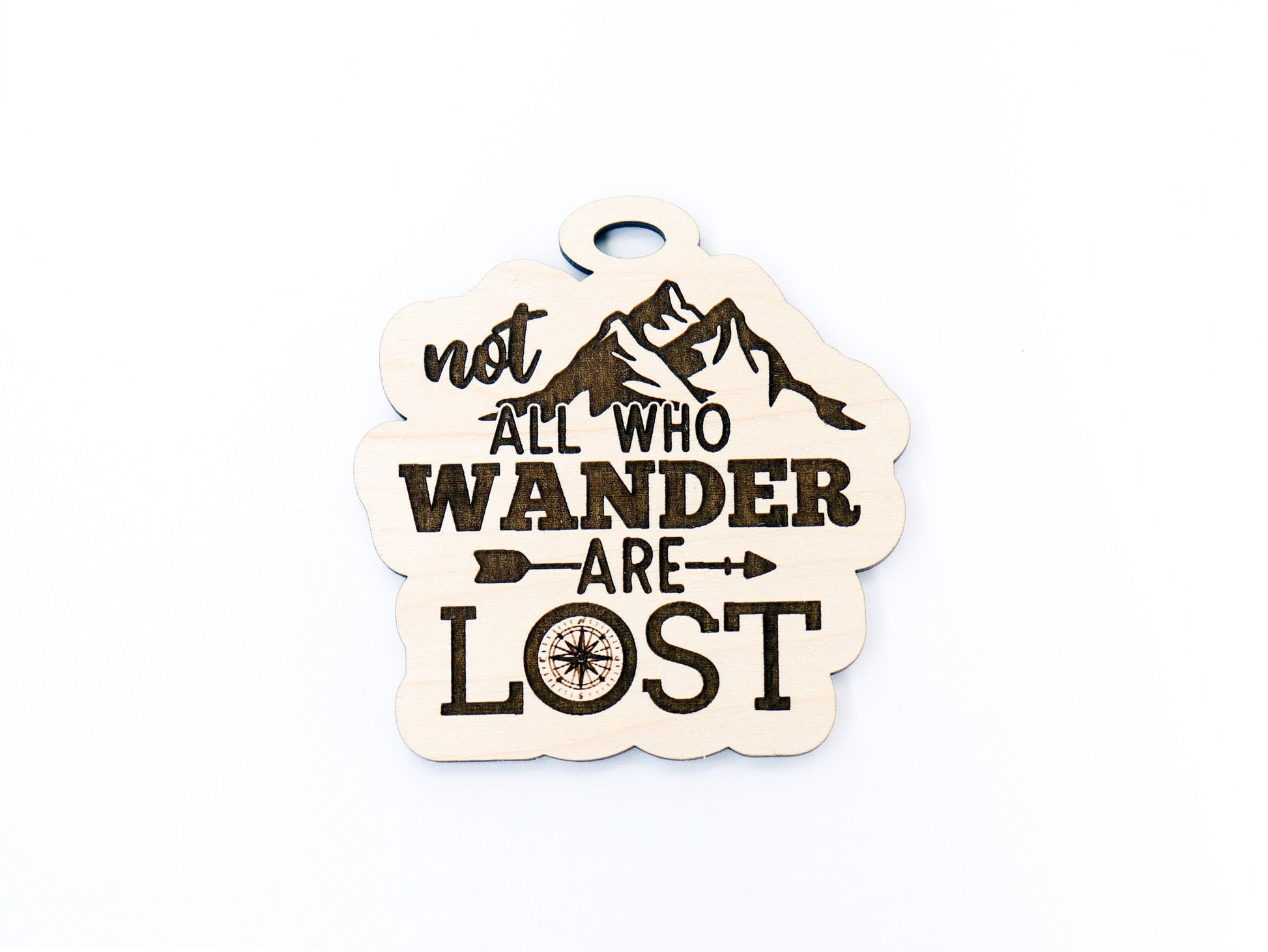 Wander car charm blank, wood blanks, wood cutouts