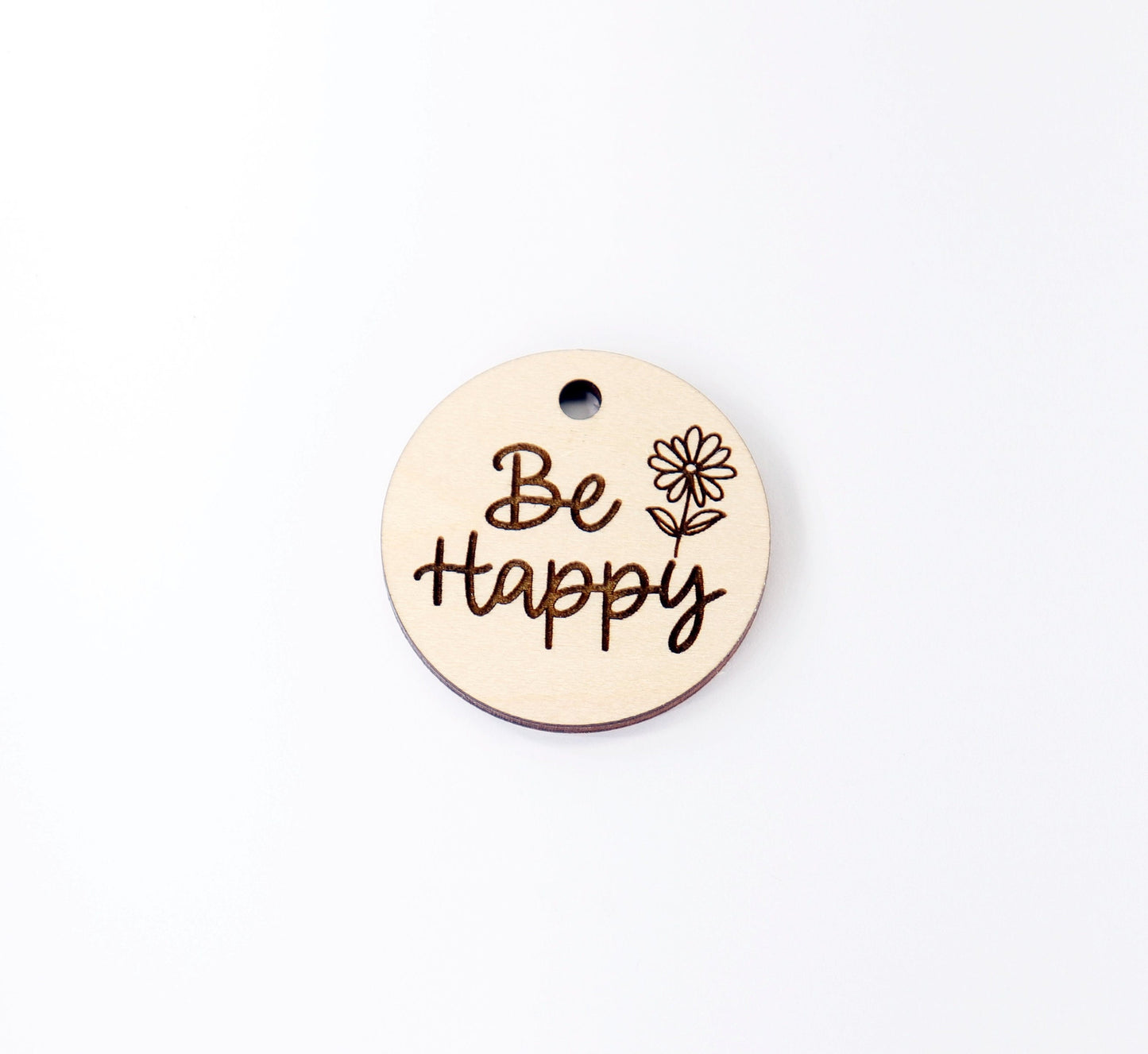 Be happy Keychain blanks, wood blanks, keychain blanks