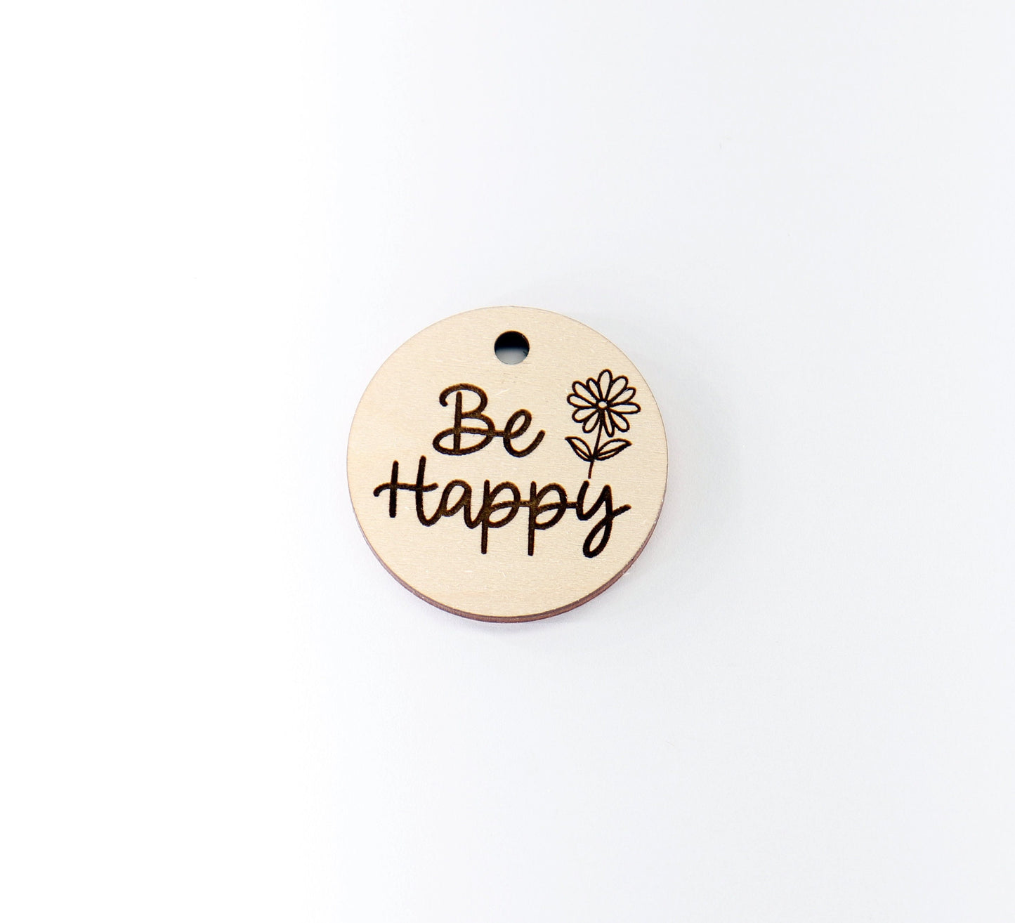 Be happy Keychain blanks, wood blanks, keychain blanks