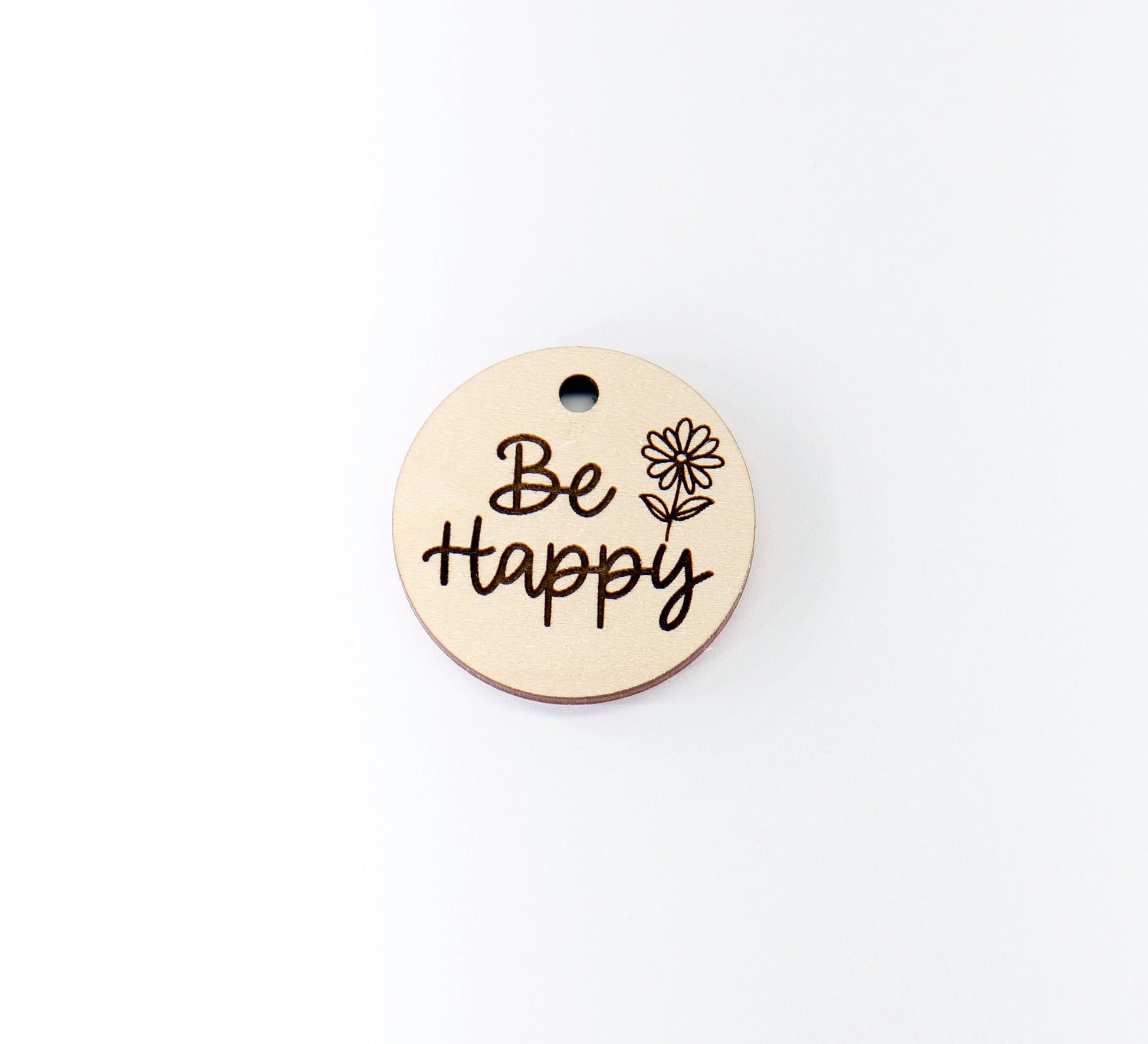 Be happy Keychain blanks, wood blanks, keychain blanks