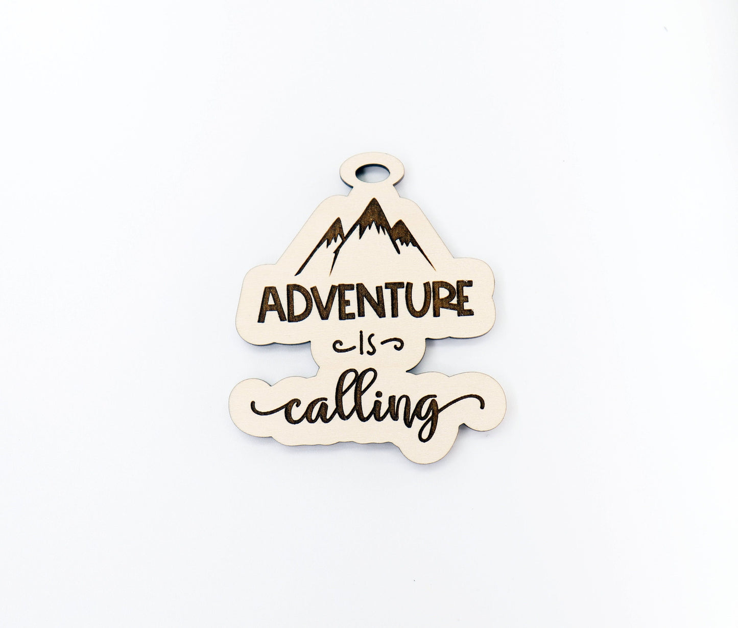 Adventure is calling car charm blank, wood blanks, wood cutouts