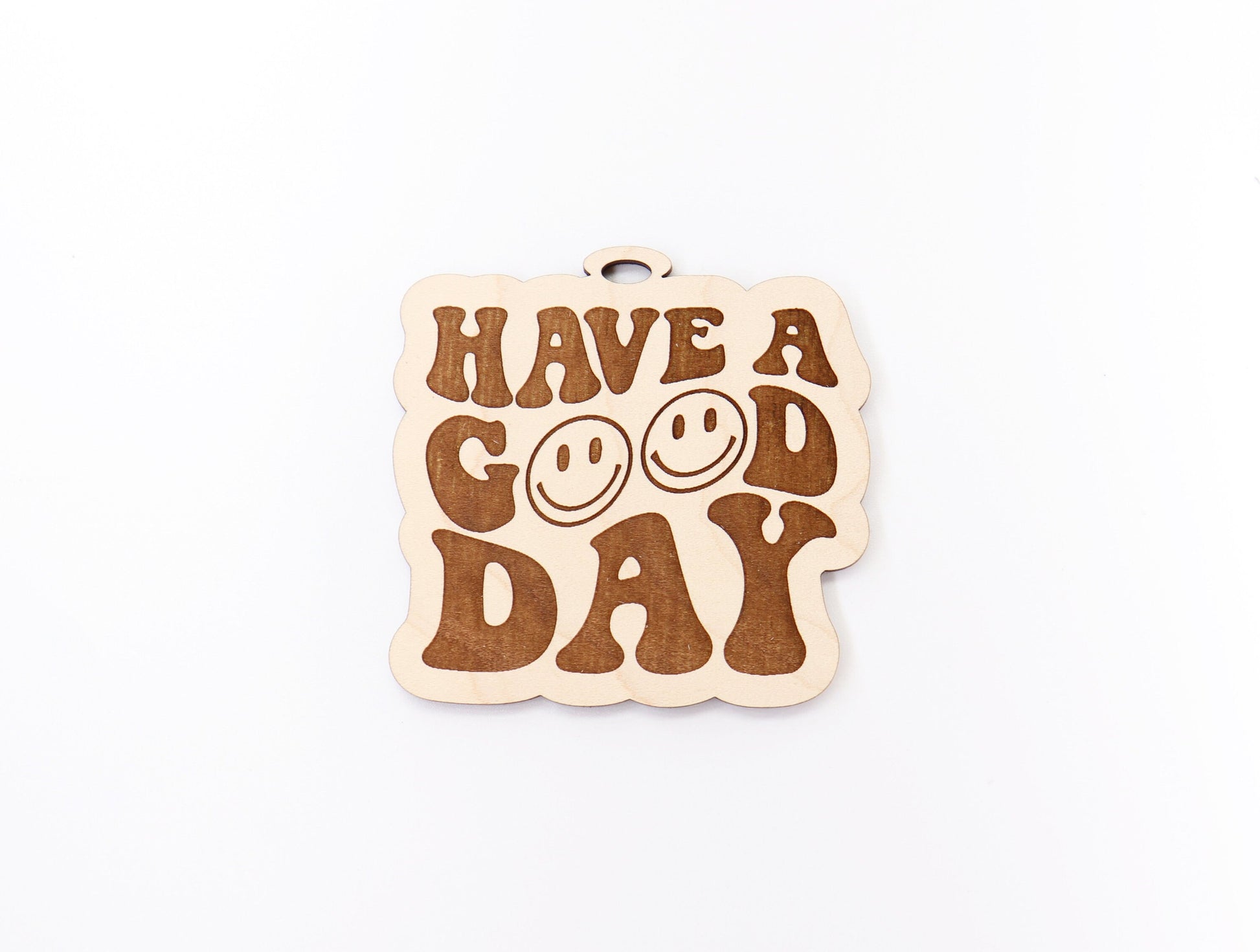 Have a good day car charm, car charm blank, wood blanks, wood cutouts