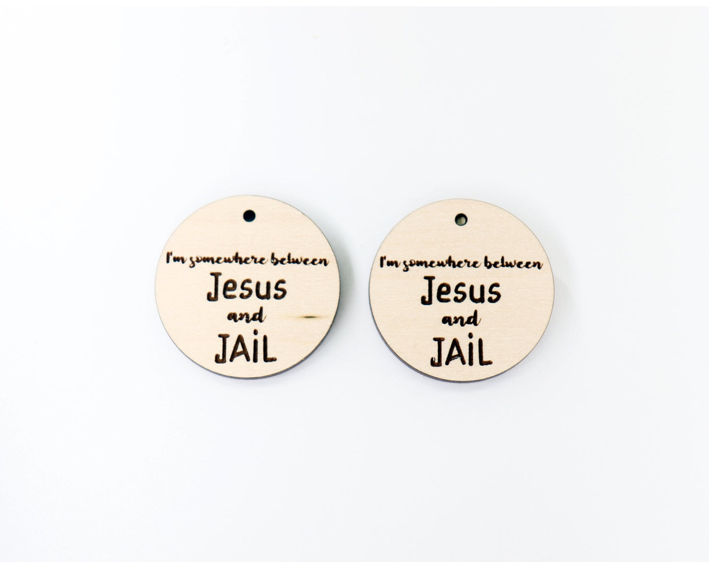 Jesus and jail earring blanks, DIY earrings, earring blanks, sold per set