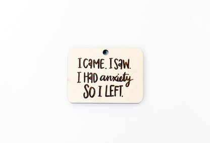 Always continue health Keychain blanks, keychain blanks, wood blanks