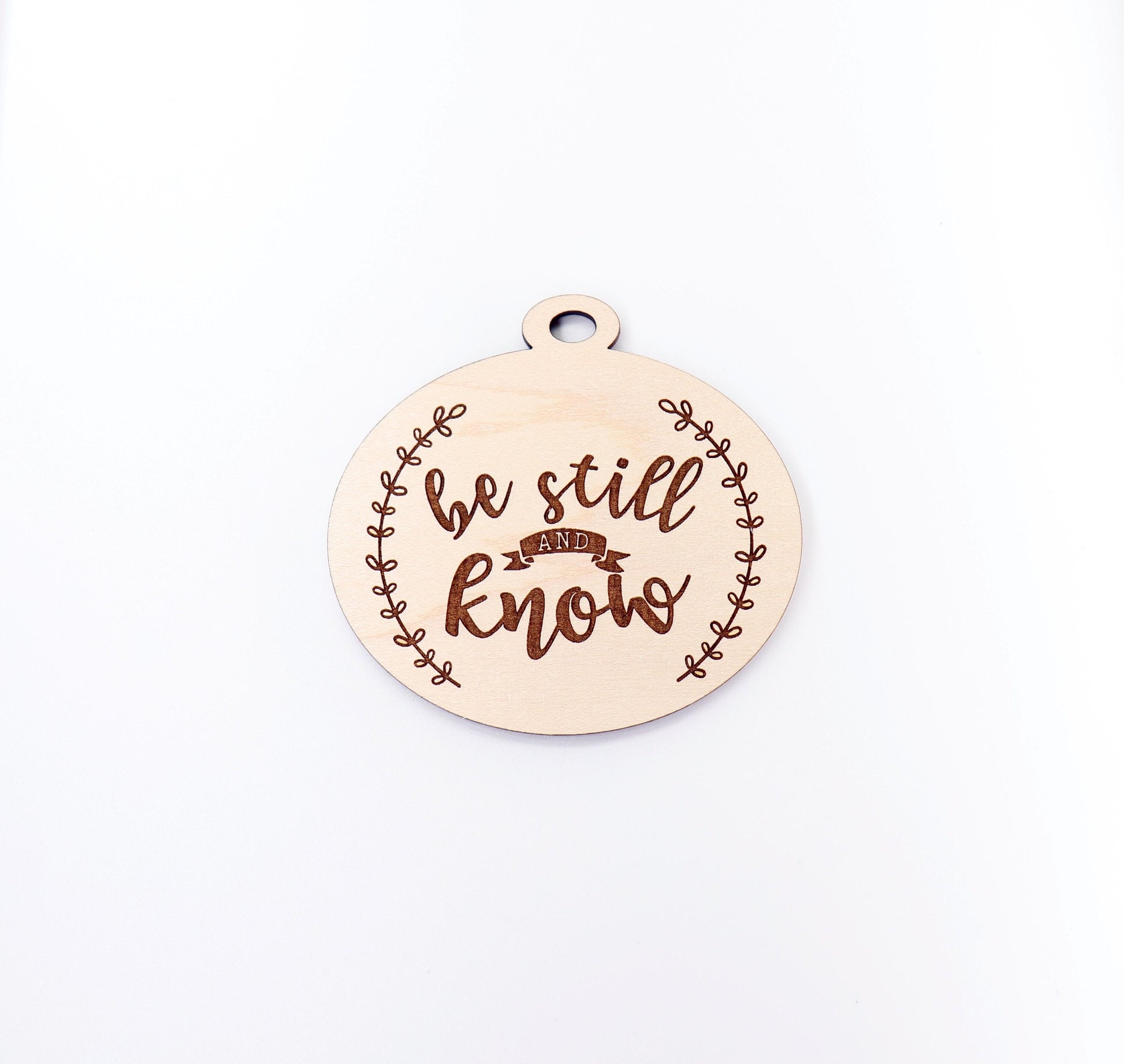 Be still and know car charm, car charm blank, wood blanks, wood cutouts