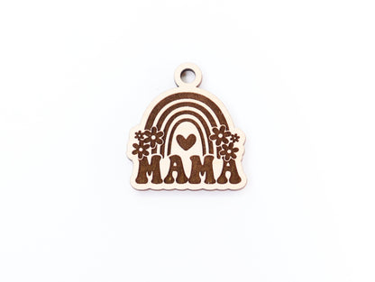 Mama Keychain blanks, mom keychain, wood blanks