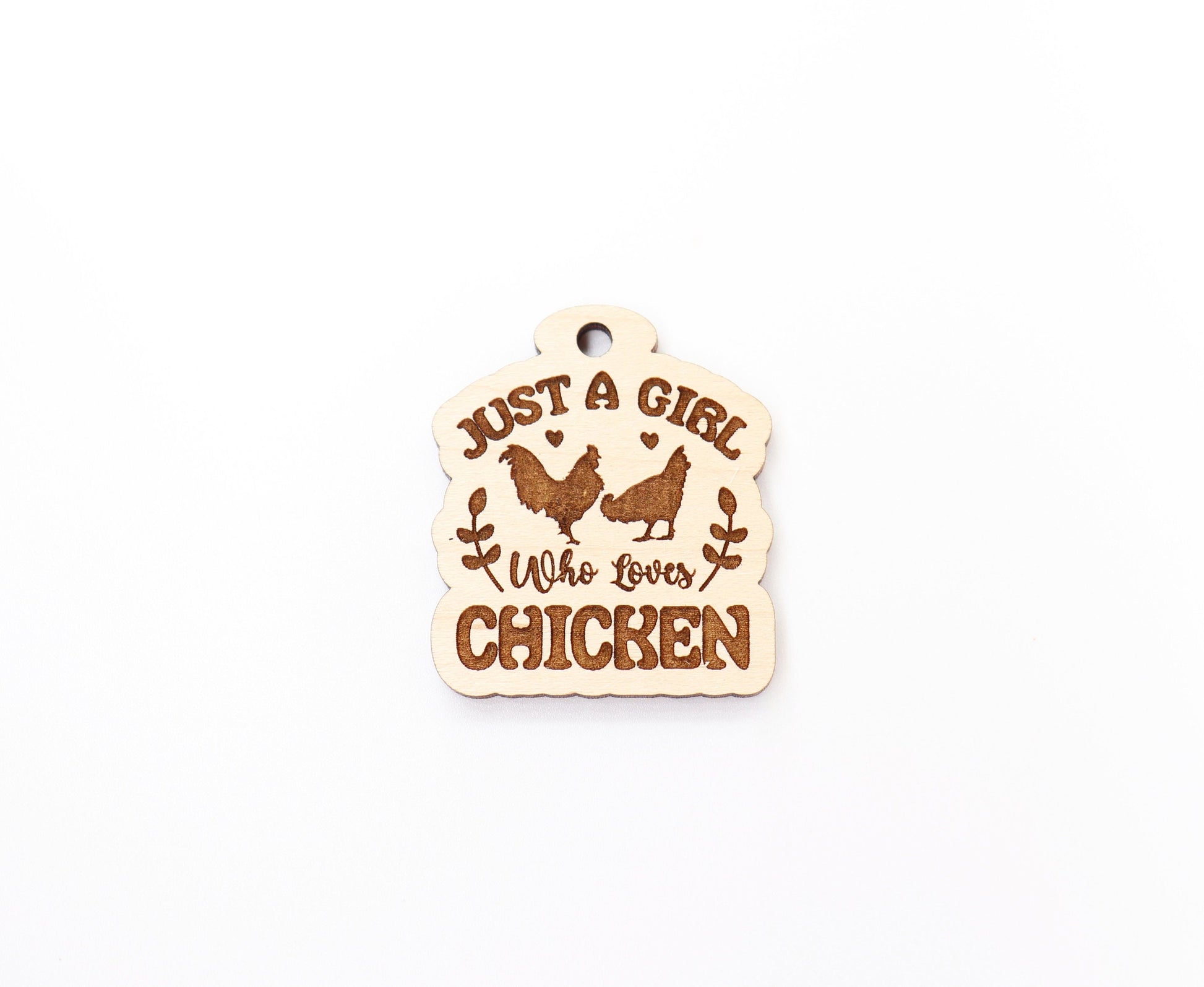 Chicken Keychain blanks, keychain blanks, wood blanks